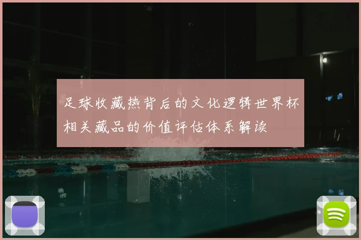 足球收藏热背后的文化逻辑世界杯相关藏品的价值评估体系解读